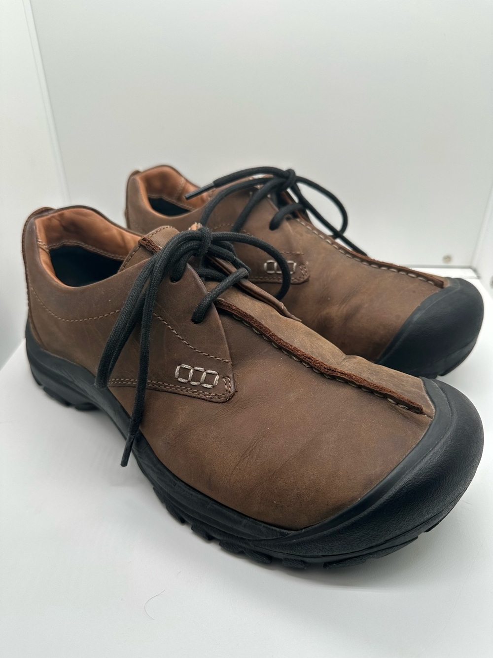KEEN Boston III Nubuck Leather Lace-Up Men’s Shoes Size 10